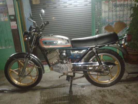 ขาย Suzuki GT100 เก่าญี่ปุ่นล้อแม๊กหายากสภาพแห้งๆสวยๆราคา 15000 บาทครับ