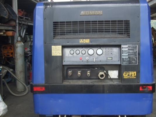 ขายปั้มลม!! AIRMAN PDSF530S SNo.4040138　1994yr　2882hr เก่าญี่ปุ่น