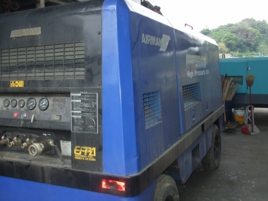 ขายปั้มลม!! AIRMAN PDSF530S SNo.4040138　1994yr　2882hr เก่าญี่ปุ่น