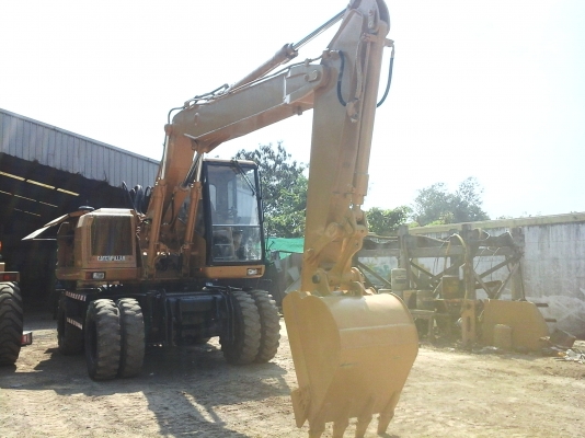 ขายรถขุดล้อยาง CAT M312/D ระบบเต็มเก่านอก มาลองได้ทุกวันโทร.081-9443772