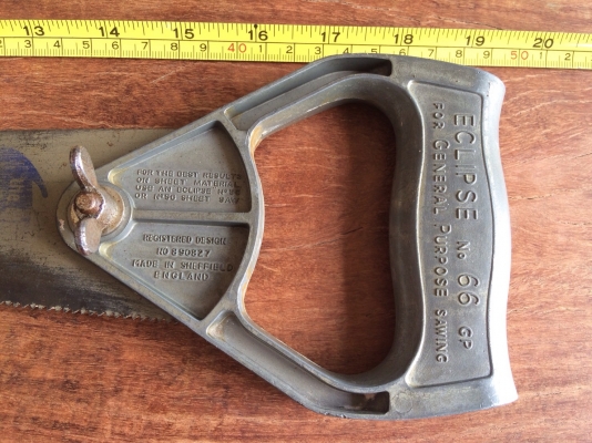 ขายเลื่อยเหล็ก Vintage Eclipse No.40 P.G.,No.56, No.66