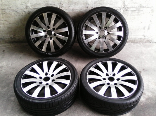 ขอบ18นิ้ว6รู พร้อมยาง สวยๆ 4 ล้อ ราคา 8500 บาท