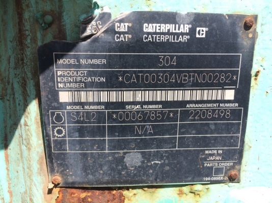 CAT 304CCR มาพร้อมหัวกระแทก Toku และ บุ้งกี๋จากญี่ปุ่น ไม่แพงครับ