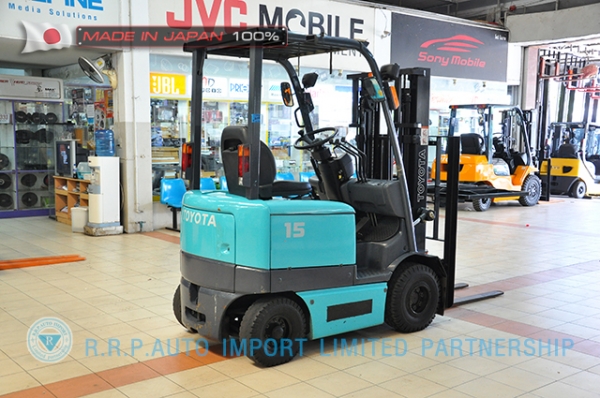 ขายรถโฟล์คลิฟท์มือสอง TOYOTA รุ่น 6FB15-12076 ราคา 265,000 บาท สภาพเดิมจากญี่ปุ่นจากประเทศญี่ปุ่น ไม่เคยใช้งานในไทย