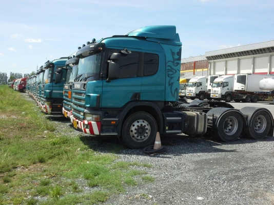 หัวลาก SCANIA  380 แรง  ปี  48  รถพร้อมใช้งาน  ราคา  1,100,000  บาท