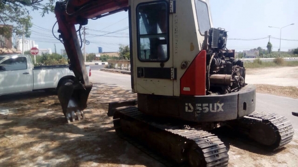 ขายรถแบ็คโฮ IHI 55 เดิมๆ ตามรุ่น รถใช้งานได้ดี ทำงานอยู่ เอกสารซื้อขาย