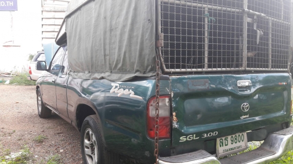 รถกระบะTOYOTA TIGER ปี99 เครื่องเบนซิน ติดแก๊สหัวฉีด ไฟฟ้า ราคา 79,000 รถอยู่ดอนเมือง