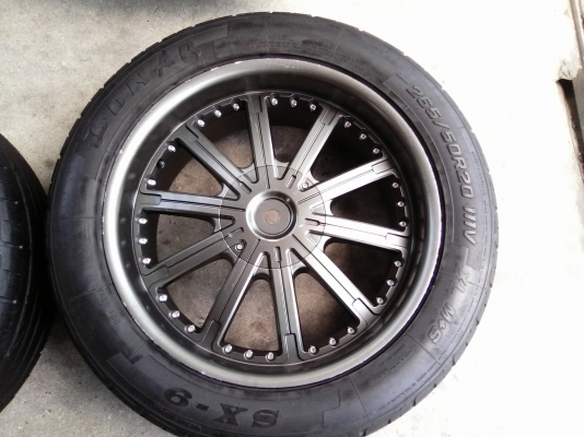 ขอบ20นิ้ว6รู พร้อมยาง สวยๆ 4 ล้อ ราคา 9900 บาท ขอบ20นิ้ว6รู พร้อมยาง สวยๆ 4 ล้อ ราคา 9900 บาท