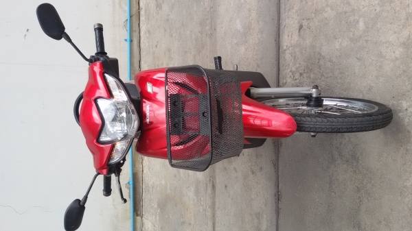 Honda Wave110i สีแดง-เทา ปี52