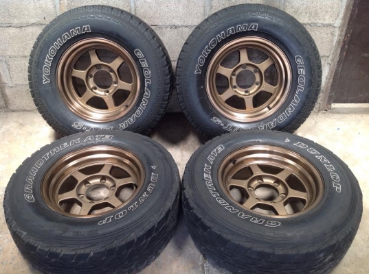 ล้อแม็กใหม่ พร้อมยางเปอร์เซ็นต์ 6 รู 139 ขอบ 16" กว้าง 8 off -5