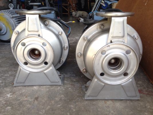 ขายปั้มน้ำหอยโข่งหัวปั้มสแตนเลส Kawamoto made in Japan 5HP. 380V ขนาดเข้า 2นิ้ว ออก 1นิ้ว สภาพสวยมาก วิ่งนิ่มพร้อมใช้งาน มี 2ตัวครับ