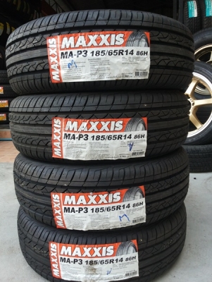 ยาง 185/65/14 ปี 16 Maxxis ma p3 ราคา 4 เส้น =5000
