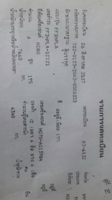 ขายฮีโน่FF3H. รถห้างแทัปี37  เอกสารพร้อมโอน