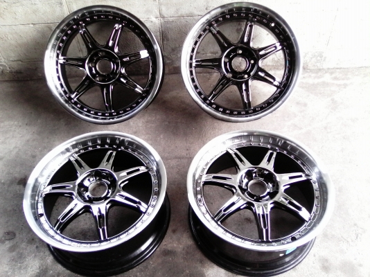 ขอบ18นิ้ว5รู114 สวยๆ 4 ล้อ ราคา 8500 บาท