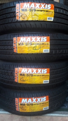 ยาง 205/70/15 ปี 16 Maxxis ma-579 ราคา 1 เส้น =1850