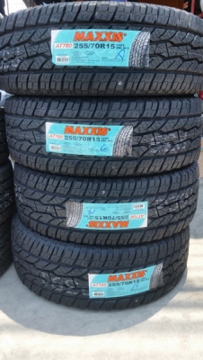 ยาง 255/70/15 ปี 16 Maxxis BRAVO A/T 700 ร าคา 4 เส้น =11800