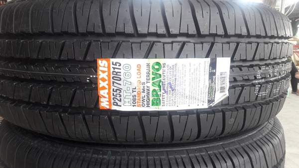ยาง 255/70/15 ปี 16 Maxxis BRAVO HT760 ราคา 4 เส้น =11800
