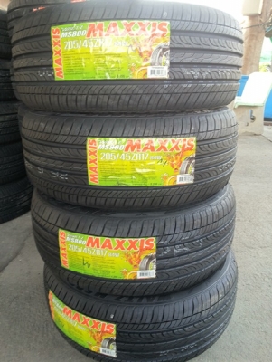ยาง 205/45/17 ปี 16 Maxxis ms 800 ราคา 4 เส้น =8500