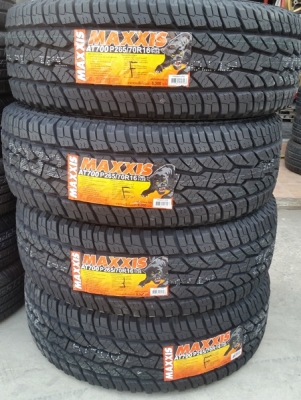ยาง 265/70/16 ปี 16 Maxxis BRAVO A/T 700 ราคา 4 เส้น =12000