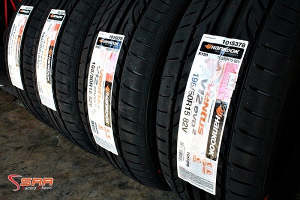 HANKOOK V12 EVO2 195/50R15,195/55R15 เข้าใหม่ ปี16