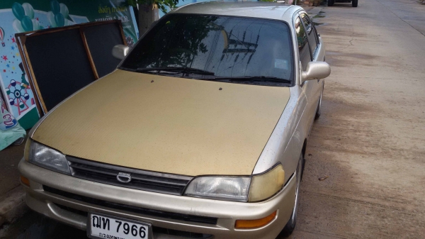 Toyota 3 ห่วง เครื่อง1300 ครื่อง ช่วงล่างดีมาก เพาเวอร์ เกียรธรรมดา แอร์เย็น ทรงสวย เดิมๆ แก๊สลงเล่ม ภาษี 25 ธ ค 59