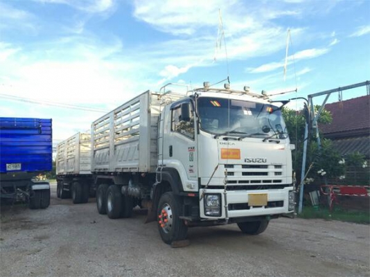 ขายรถบรรทุก 22 ล้อ พ่วงแม่-ลูกดั๊มพ์ ยี่ห้อ ISUZU DEGA FXZ 360 แรงม้า ปี 2555  ( การันตีรถสวยจริงๆ  เจ้าของขายเอง )