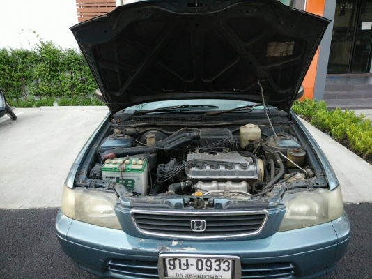 HONDA CITY 1.3 CC. เกียร์AUTO กระจกไฟฟ้า สีฟ้า ปี 1996 เครื่องดี แอร์เย็น