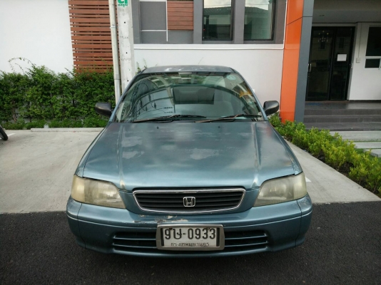 HONDA CITY 1.3 CC. เกียร์AUTO กระจกไฟฟ้า สีฟ้า ปี 1996 เครื่องดี แอร์เย็น