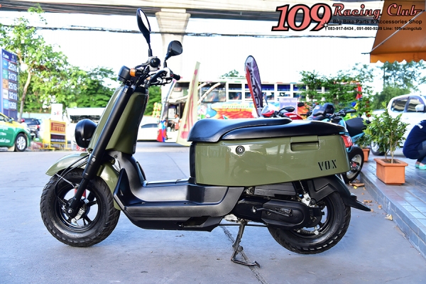 ขาย Yamaha Vox สีเขียวทหาร ปี2009 สภาพสวย