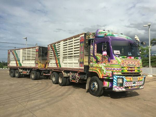 ขายรถบรรทุก 22 ล้อ พ่วงแม่ลูก-ดั๊มพ์ ยี่ห้อ ISUZU DEGA FXZ 360 แรงม้า ปี 2552  ( การันตีรถสวยจริงๆ  เจ้าของขายเอง )