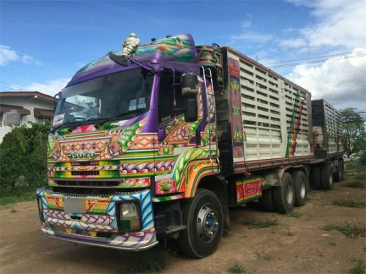ขายรถบรรทุก 22 ล้อ พ่วงแม่ลูก-ดั๊มพ์ ยี่ห้อ ISUZU DEGA FXZ 360 แรงม้า ปี 2552  ( การันตีรถสวยจริงๆ  เจ้าของขายเอง )