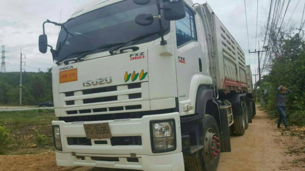 ขายรถบรรทุก 22 ล้อ พ่วงแม่ลูก-ดั๊มพ์ ยี่ห้อ ISUZU DEGA FXZ 360 แรงม้า ปี 2555  ( การันตีรถสวยจริงๆ  เจ้าของขายเอง )