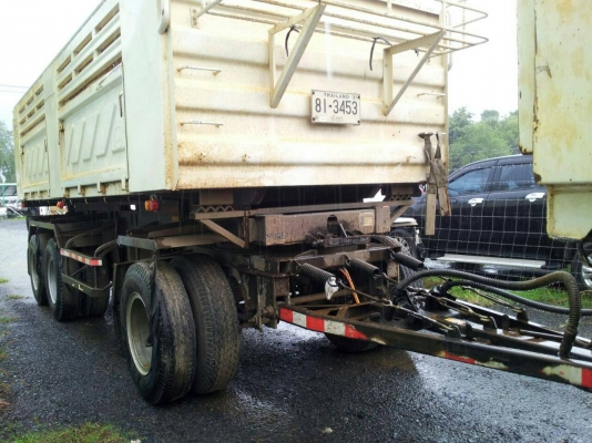 ขายรถบรรทุก 22 ล้อ พ่วงแม่-ลูกดั๊มพ์ คอกเสมอหัว ยี่ห้อ ISUZU DEGA FXZ 360 แรงม้า ปี 2557  ( การันตีรถสวยจริงๆ  เจ้าของขายเอง )