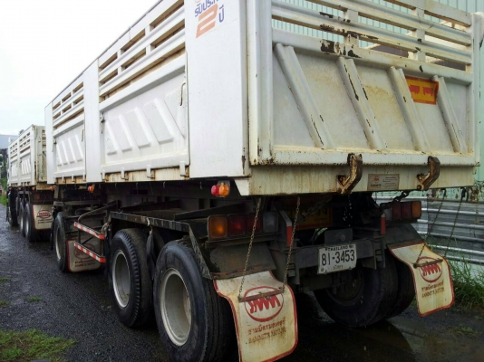 ขายรถบรรทุก 22 ล้อ พ่วงแม่-ลูกดั๊มพ์ คอกเสมอหัว ยี่ห้อ ISUZU DEGA FXZ 360 แรงม้า ปี 2557  ( การันตีรถสวยจริงๆ  เจ้าของขายเอง )