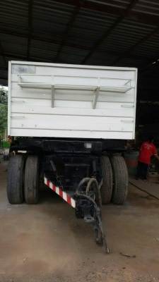 ขายหางพ่วงดั๊มพ์ 3 เพลาแท้ คอกเสมอหัว กระบะเหล็ก3มิตรลอนเฉียงแท้ ปี 2550 ( การันตีรถสวยจริงๆ เจ้าของขายเอง )