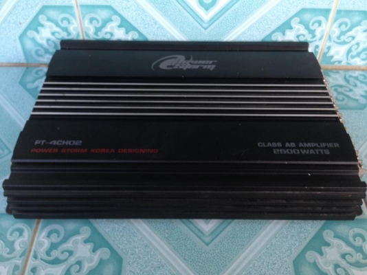 แอมป์4chคลาสเอบี Power strom มือสองสภาพสวย ไม่เคยซ่อม ใช้งานปกติ เสียงดี ขาย 1250 บาท สนใจ0892425454 อยู่สระบุรีส่งได้