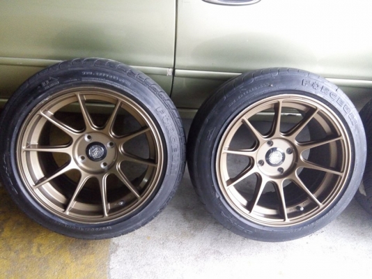 XXR ขอบ 15 กว้าง 8.25 ติดยาง 195 50 15 กลางปี 13