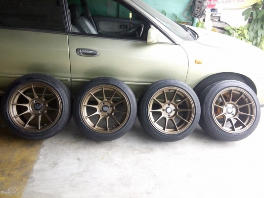 XXR ขอบ 15 กว้าง 8.25 ติดยาง 195 50 15 กลางปี 13