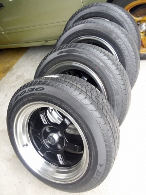 TE37 ขอบ 15 หน้า 7 หลัง 8 พร้อมยางปลายปี 13 TE37 ขอบ 15 หน้า 7 หลัง 8 พร้อมยางปลายปี 13