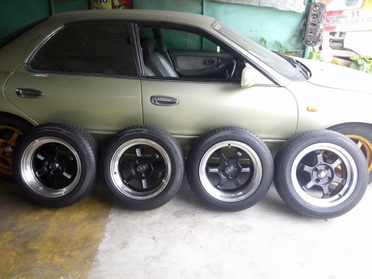 TE37 ขอบ 15 หน้า 7 หลัง 8 พร้อมยางปลายปี 13