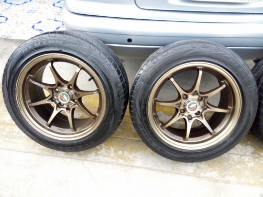 ขอบ 15 หน้า 7 หลัง 8 ใส่รถ 4 รู 100 และ 114 พร้อมยาง