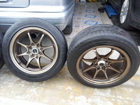 ขอบ 15 หน้า 7 หลัง 8 ใส่รถ 4 รู 100 และ 114 พร้อมยาง