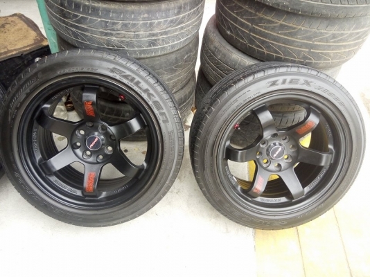 TE37 ก้านยก ขอบ 15 กว้าง 8 พร้อมยางสภาพดี TE37 ก้านยก ขอบ 15 กว้าง 8 พร้อมยางสภาพดี