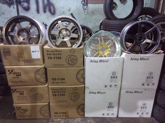 แม็กใหม่ ขอบ 15 กว้าง 7 ราคาถูก ใส่รถ 4 รู 100