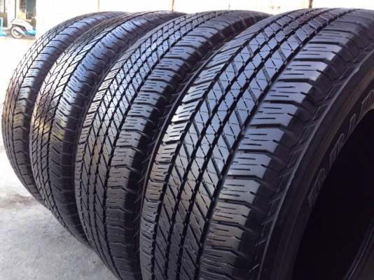 ยาง Bridgstone 265-65-17 ปี 14 ครบชุด 4 เส้น 5000 สภาพสวยๆไม่บวมไม่กินข้างดอกยางเหลือเยอะเอาไปวิ่งกันใด้อีกยาวค่ะ