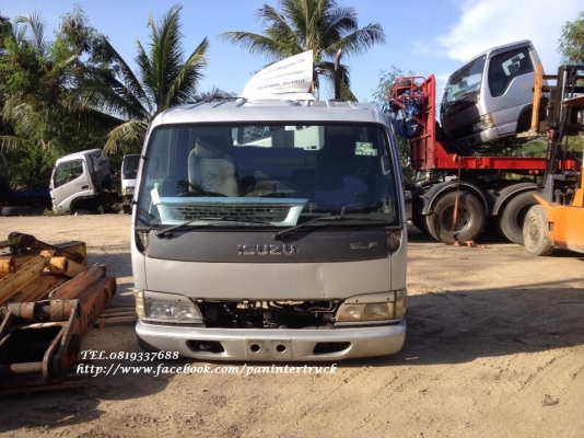 FROM JAPANหัวเก๋งรถบรรทุก6ล้อกลาง CABIN ISUZU NPR71L *หัวการ์ตูน*  (รุ่นใหม่ยกหัวได้ /มีแหนบ /มีคัสซี/สภาพสวย) ราคาเพียง 76,000 บาท สนใจรีบติดต่อ 0819337688