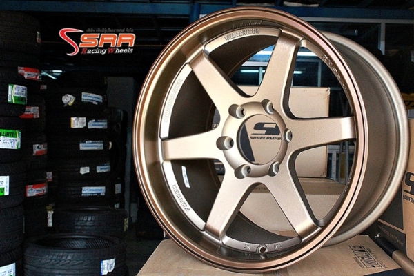 TE37 SPP 18X9.5/10.5 6H139.7 ZBRN/LGG