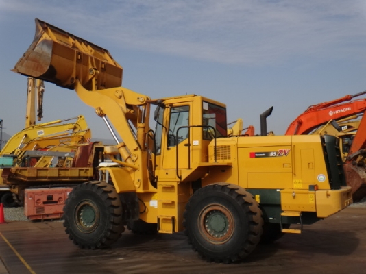 รถตัก Kawasaki 85ZV ปี 2008 ชั่วโมงน้อยมาก เครื่องยนต์ Hino JO8C จากญี่ปุ่นถึงไทยแล้วครับ