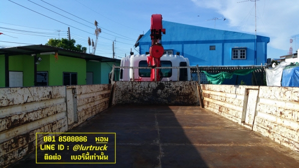 FTR240 ปี56 ติดเครนเฮียบ 3 ตัน 3 ปลอก ของ Unic กระบะ 6.5 m