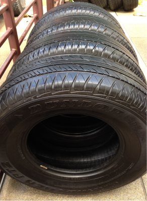 ยาง Dunlop 265 70 16 ปลายปี15 ดอกเต็ม ไม่มีปะ ราคาไม่แพง